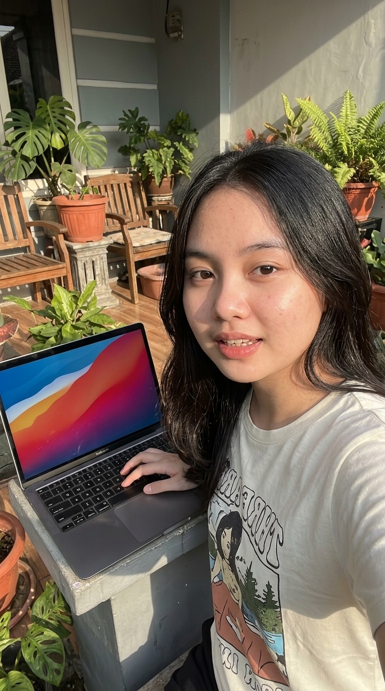 Contoh AI influencer 4